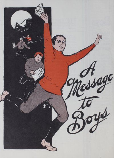 Un message aux garçons, 1905 - American School