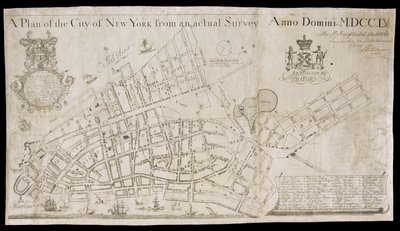 Plan de la ville de New York d