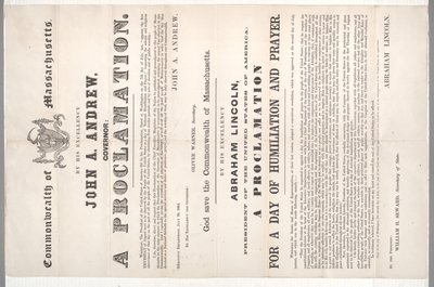 Proclamation pour un jour d