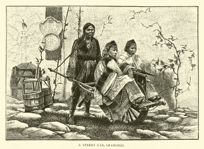 Un fiacre de rue, Shanghai - American School