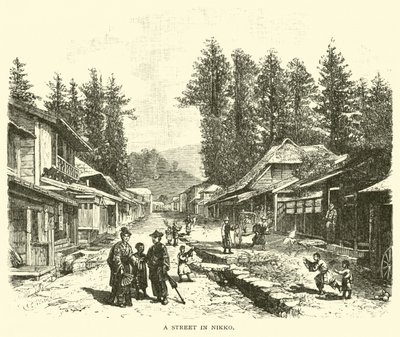 Une rue à Nikko - American School