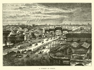 Une rue à Pékin - American School
