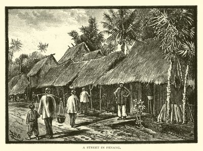 Une rue à Penang - American School