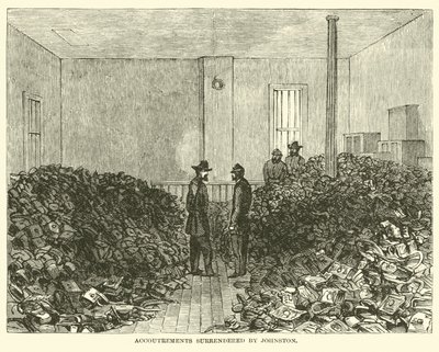 Équipements rendus par Johnston, avril 1865 - American School