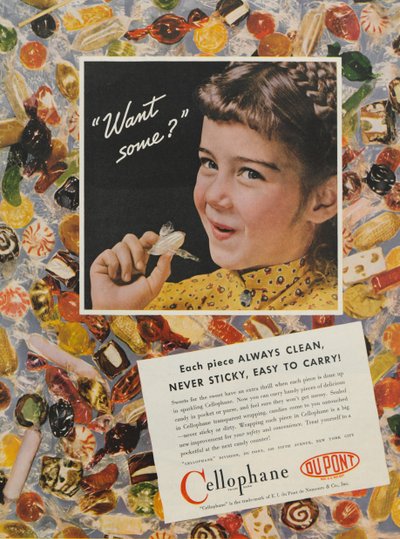 Publicité pour le cellophane DuPont, 1937 - American School