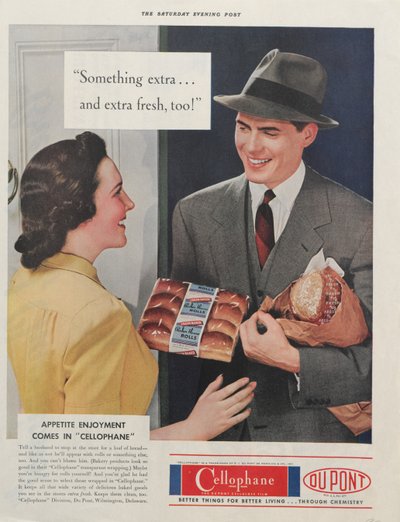 Publicité pour le cellophane DuPont, 1939 - American School