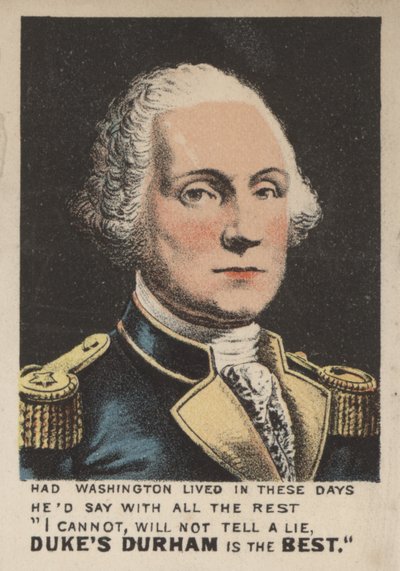 Publicité pour le tabac Duke of Durham - American School