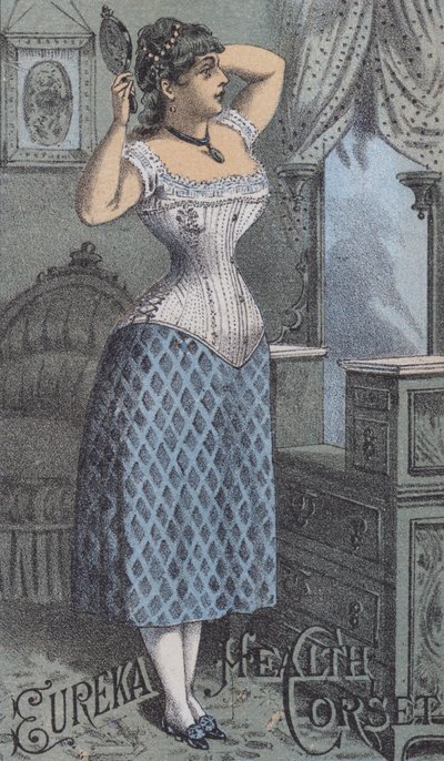 Publicité pour les corsets de santé Eureka pour femmes - American School