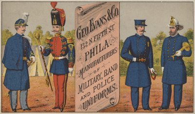 Publicité pour George Evans & Co, fabricants d