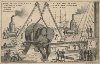 Publicité pour les bretelles de Smith (litho) - American School