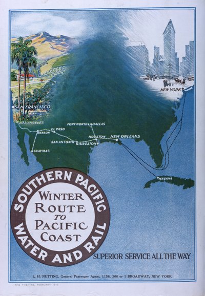 Publicité pour la route d