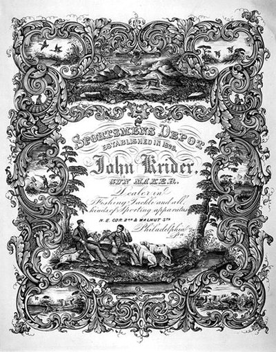 Publicité pour John Kreider, fabricant d