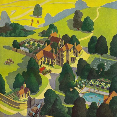 Vue aérienne d