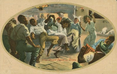 Américain africain dansant dans le Dixie - American School