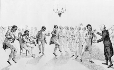 Afro-Américains à un bal avec le gouverneur John Hancock (1737-93) de The Echo, avec d