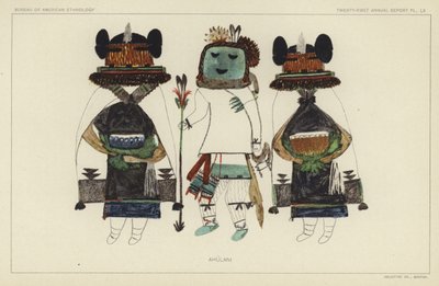 Ahulani (lithographie couleur) - American School