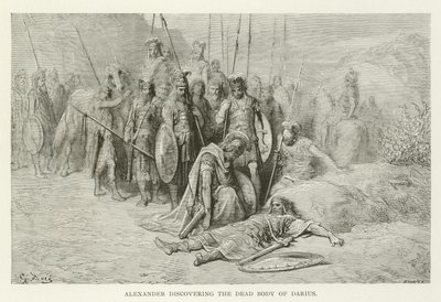 Alexandre découvrant le corps de Darius - American School