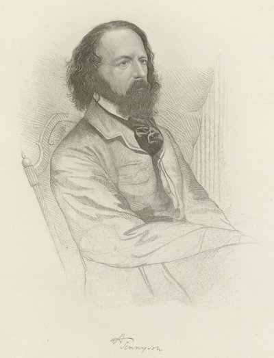 Alfred, Lord Tennyson - American School