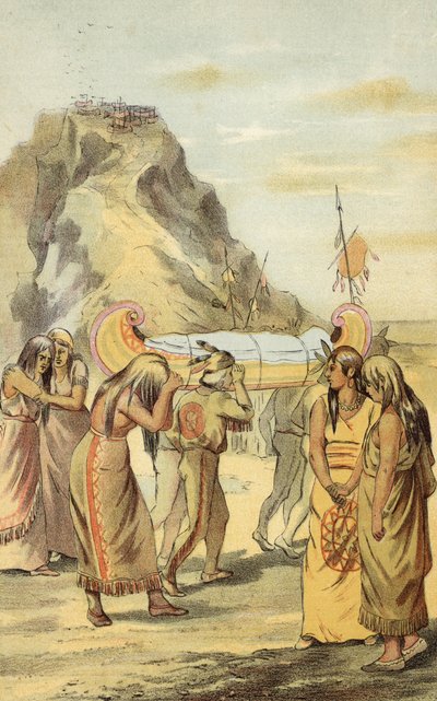 Un enterrement indien - American School