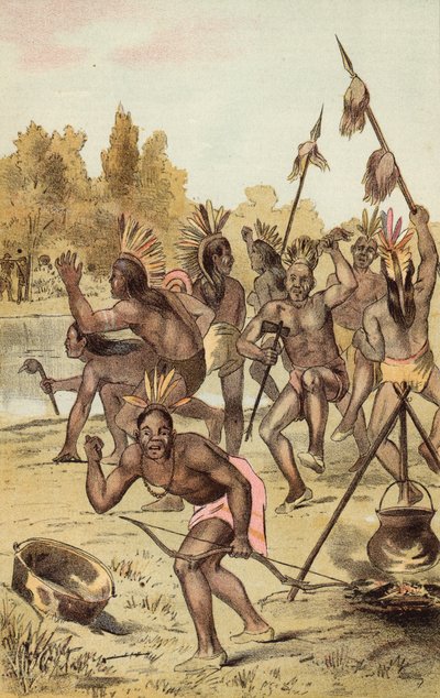 Une danse de guerre insultante - American School