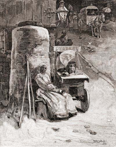 Une vendeuse d