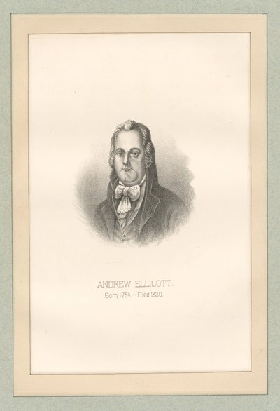 Andrew Ellicot, de "Une nouvelle nation..." par John Benson Lossing - American School