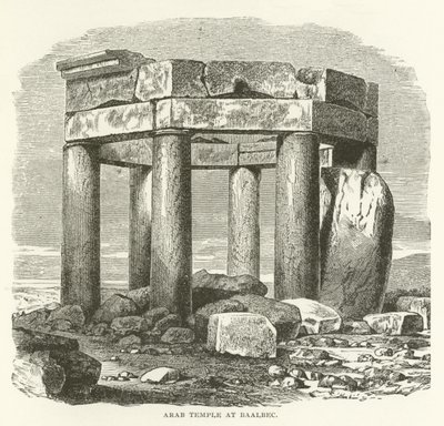 Temple arabe à Baalbek - American School