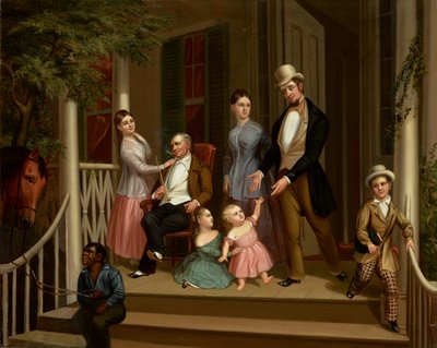 Famille Ashe-Moses, vers 1845 - American School