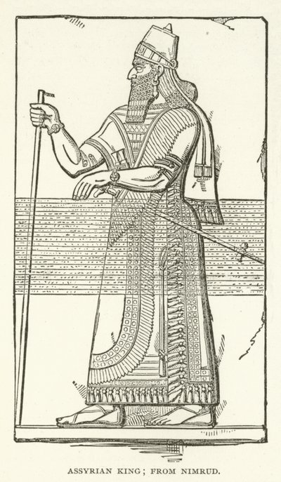 Roi assyrien; de Nimrud - American School