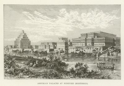 Palais assyriens à Ninive, restaurés - American School
