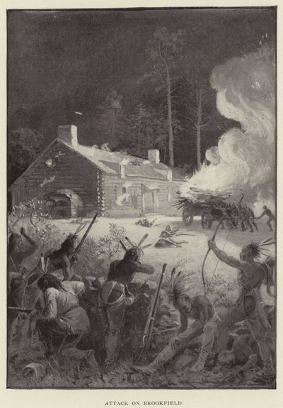 Attaque de Brookfield (litho) - American School