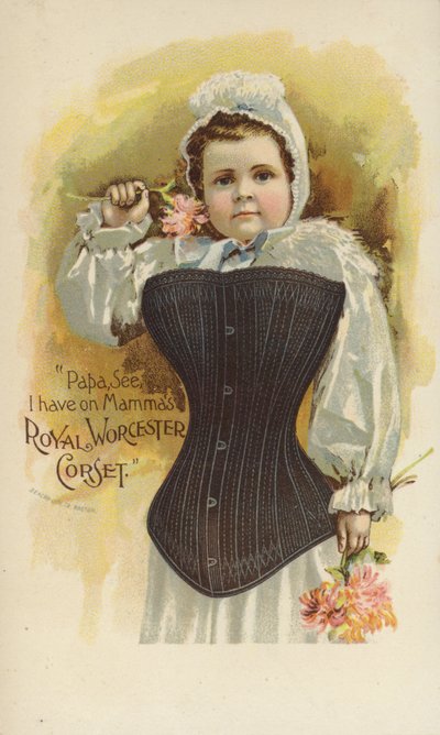 Visage de bébé avec corset - American School