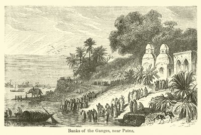 Rives du Gange, près de Patna - American School