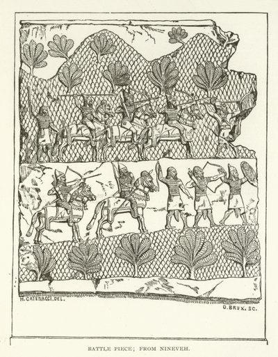 Scène de bataille; de Ninive - American School