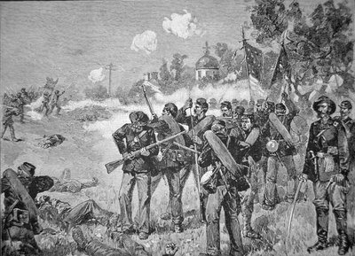 Bataille de Gettysburg, au corps à corps le premier jour - American School