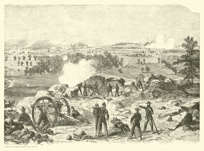 Bataille de Gettysburg, sommet de Little Round Top, 2 juillet, juillet 1863 - American School