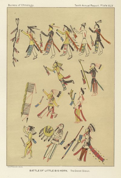 Bataille de Little Big Horn - American School