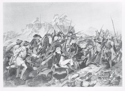 Bataille de Saratoga - Le général Arnold blessé lors de l