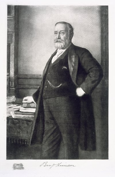 Benjamin Harrison (1833-1901), 23e Président des États-Unis d