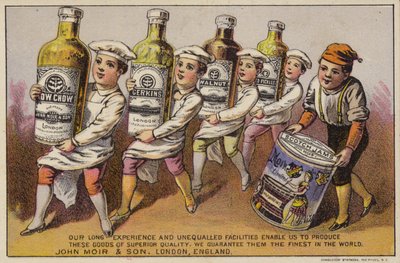 Garçons portant des produits de John Moir and Son, Londres - American School