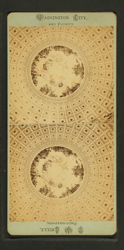 Peinture allégorique de Brumidi, vers 1865 - American School