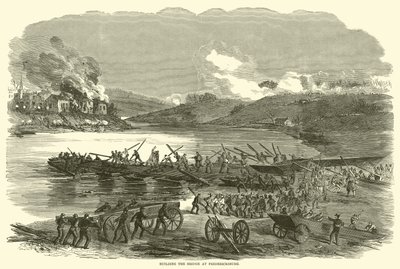 Construction du pont à Fredericksburg, décembre 1862 - American School