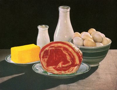 Beurre, lait, œufs et bœuf - American School