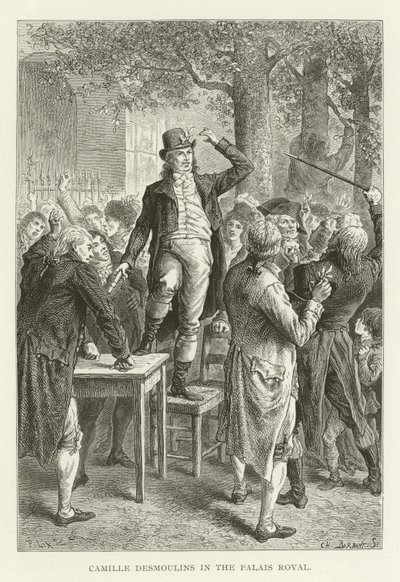 Camille Desmoulins au Palais Royal - American School