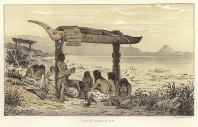 Enterrement en canoë - American School