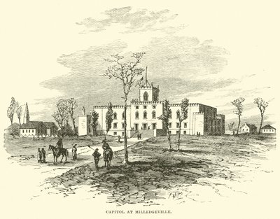 Capitole à Milledgeville, novembre 1864 - American School