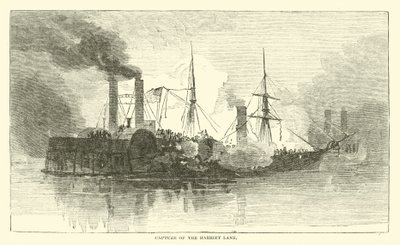 Capture du Harriet Lane, janvier 1863 - American School