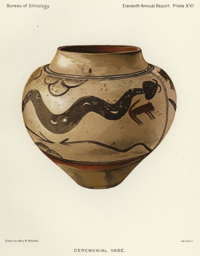 Vase cérémonial - American School