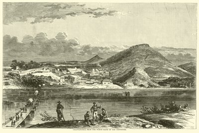 Chattanooga depuis la rive nord du Tennessee, septembre 1863 - American School