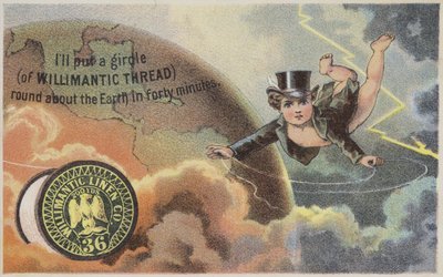 Chérubin volant autour de la Terre - American School